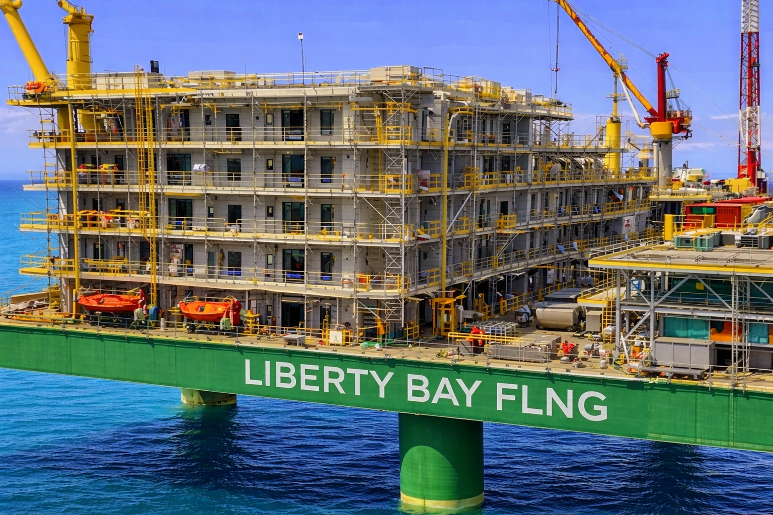 FLNG offshore platform project overvie